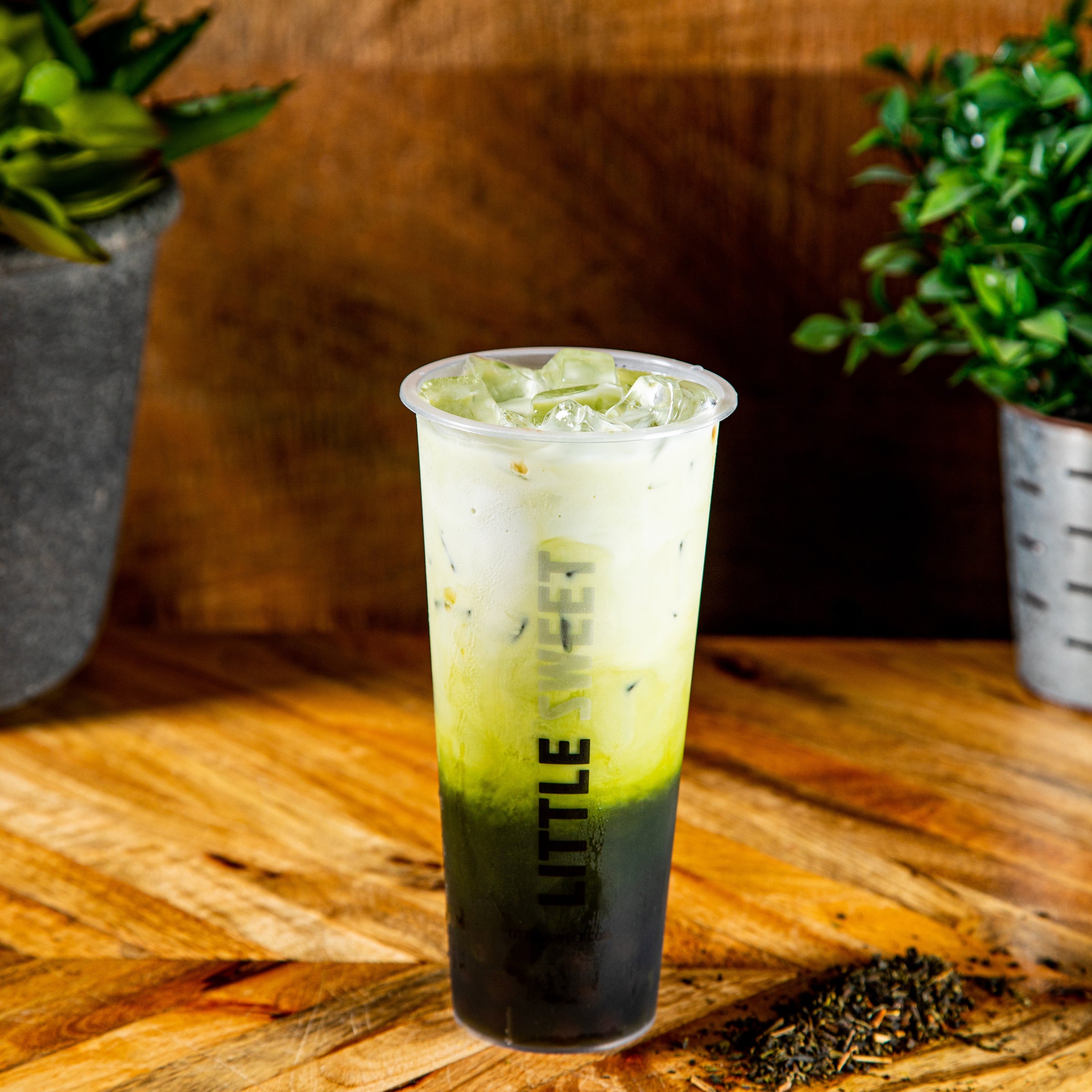 Iced Thai Green Milk Tea | LITTLE SWEET